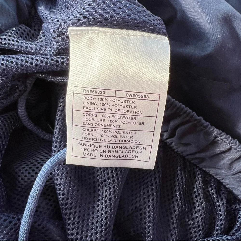 Nike Size XL Navy Blue Lined Drawstring Swim Trunk Shorts